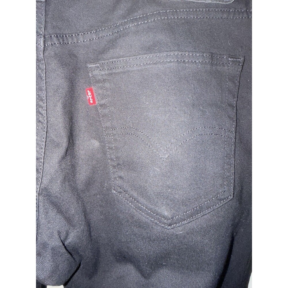 Levis 541 Athletic Fit Stretch Black Denim Jeans Mens Size 33 x 30 - Picture 6 of 11